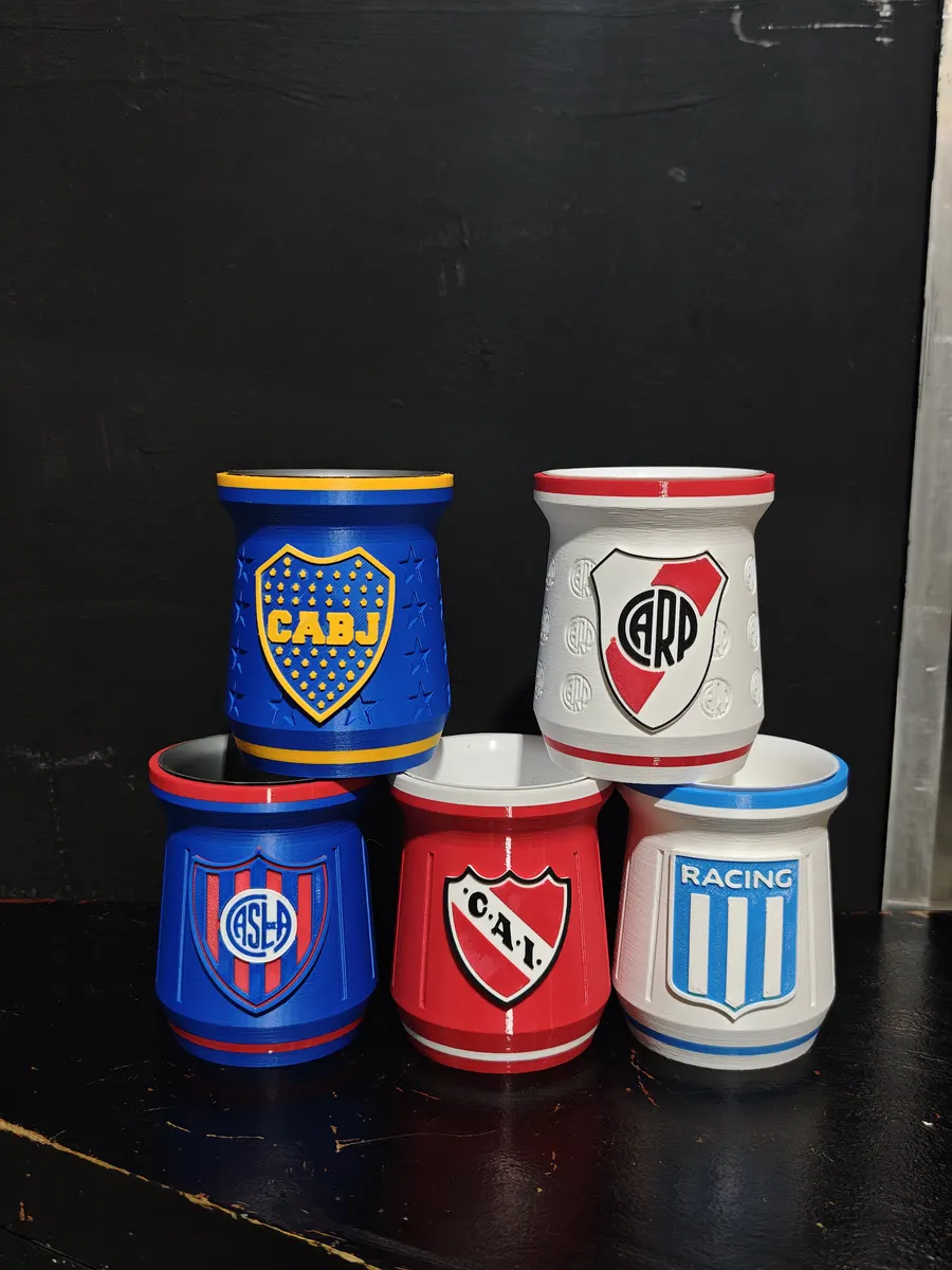 Mate de fútbol - Clubes